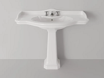 Ceramic Pedestal Washbasin Aston Park Avenue PKASTON-PKANT300 factory Park Avenue from Italy