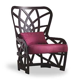 High Back Armchair with Upholstered Back Galileo CARPANELLI factory CARPANELLI from Italy