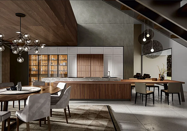 Custom Wooden Kitchen Contemporary 3.0 Old Line factory Oldline from Italy. Foto №10