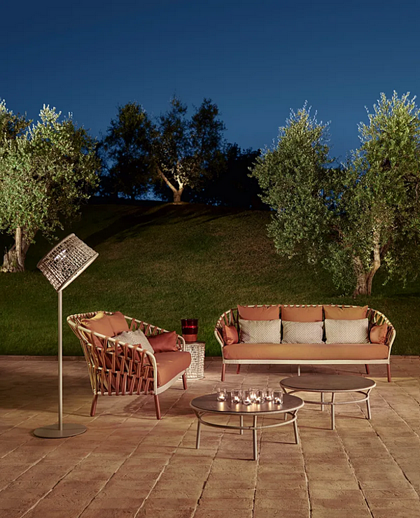 Acrylic 2-Seater Garden Sofa Emma Cross VARASCHIN 24840 factory VARASCHIN from Italy. Foto №7