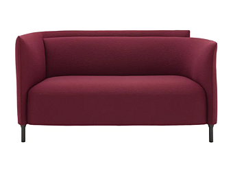 Two-seater fabric sofa with soft back Ligne Roset Hemicycle 14200305