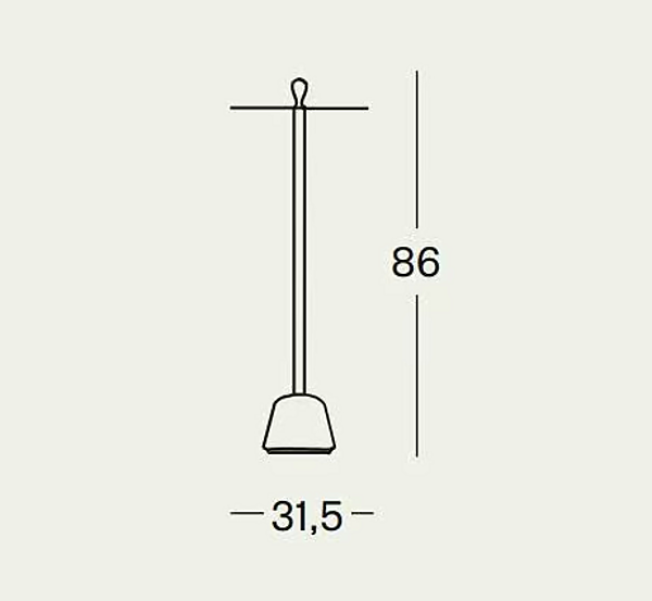 Standing towel rack in stainless steel ZANOTTA Servietto factory ZANOTTA from Italy. Foto №2