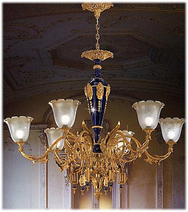 Chandelier FBAI 4400/6 factory FBAI from Italy. Foto №1
