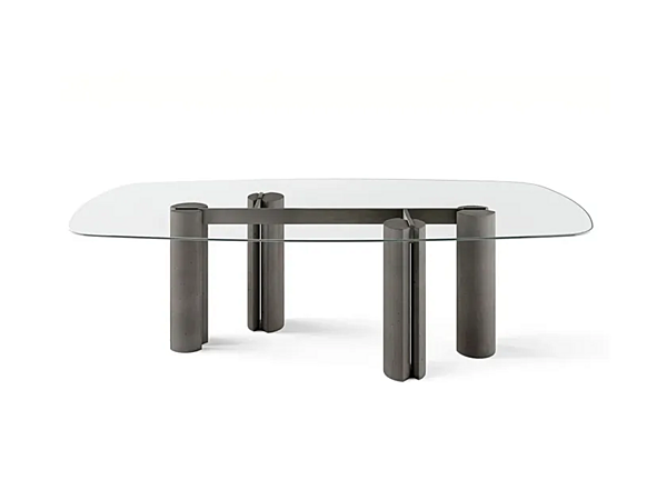 Crystal dining table Gallotti&Radice Simpodio factory Gallotti & Radice from Italy. Foto №2