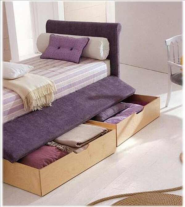 Bed TWILS (VENETA CUSCINI) 270095P7N factory TWILS (VENETA CUSCINI) from Italy. Foto №6