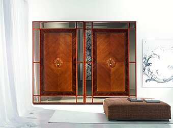 Classic wooden wardrobe with sliding doors CARPANELLI Pois factory CARPANELLI from Italy