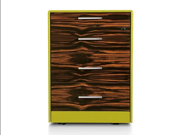 Wooden office drawer unit with lock i 4 Mariani Ares factory i 4 Mariani from Italy. Foto №1