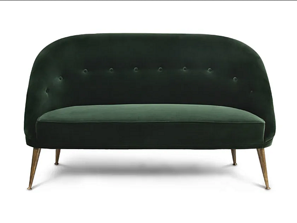Two-Seater Velvet Sofa Malay BRABBU factory BRABBU from Italy. Foto №1