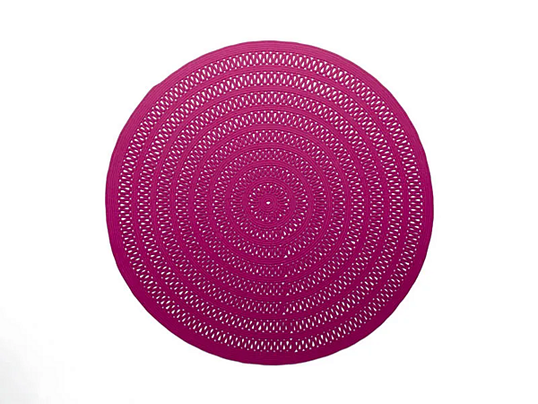 Round Wool Rug Solid Color PAOLA LENTI SHANG factory PAOLA LENTI from Italy. Foto №1