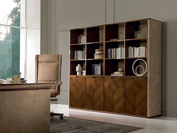Tall Open Wooden Office Shelving i 4 Mariani Avatar factory i 4 Mariani from Italy. Foto №3
