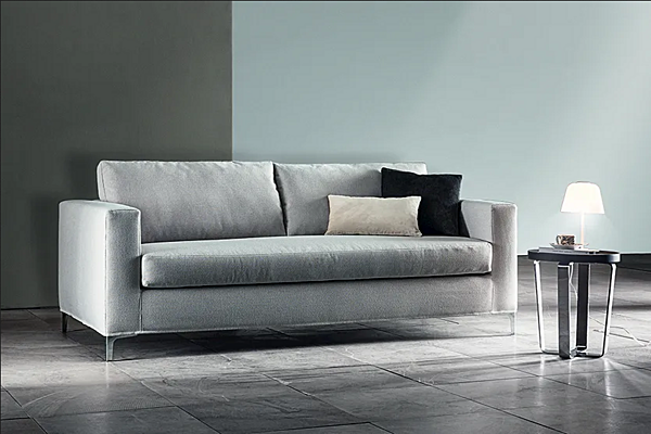 Sofa bed in leather or fabric VIBIEFFE 2400 Happy factory VIBIEFFE from Italy. Foto №2