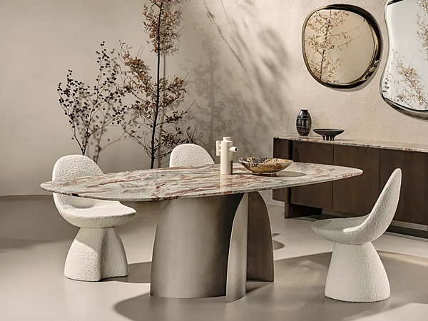 Upholstered chair with soft back Nature Design Franco Mario Nest factory NATURE DESIGN  (FRANCO MARIO) from Italy. Foto №4