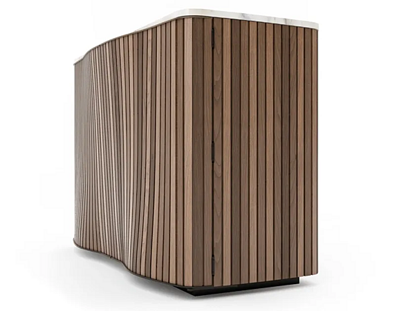 Walnut Bar Cabinet GIORGETTI Kiri 86500 factory GIORGETTI from Italy. Foto №4