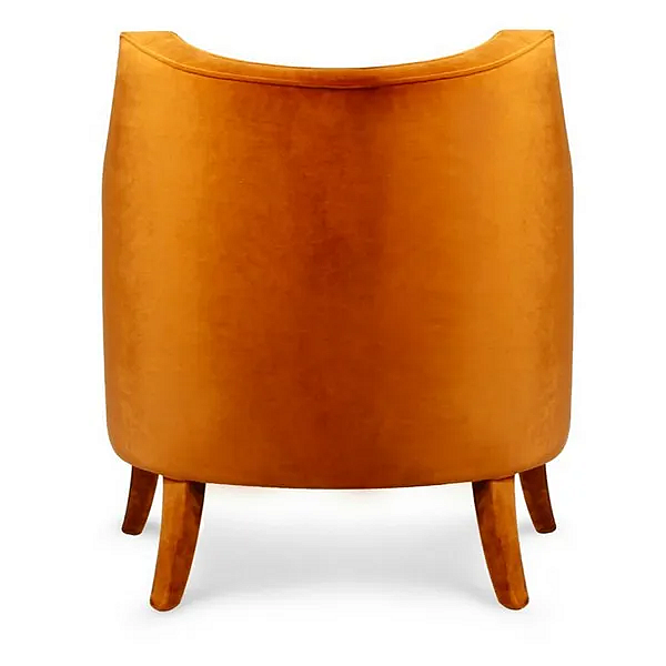 Velvet armchair with armrests BRABBU Java factory BRABBU from Italy. Foto №4