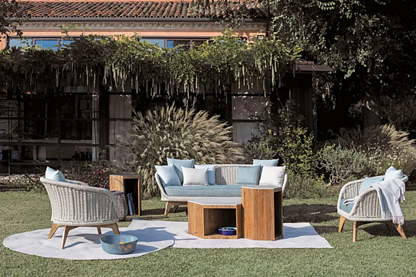 Acrylic 2-Seater Garden Sofa Ludo L2 Atmosphera LU.DV factory ATMOSPHERA from Italy. Foto №3