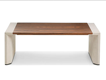 Rectangular wooden coffee table Crossing i 4 Mariani
