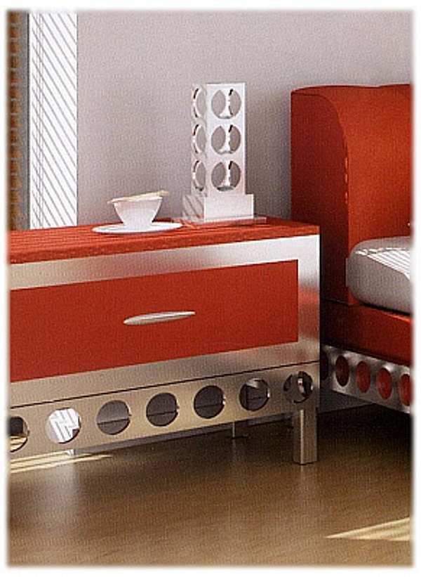 Bedside table FORMITALIA Montecarlo comodino factory FORMITALIA from Italy. Foto №1