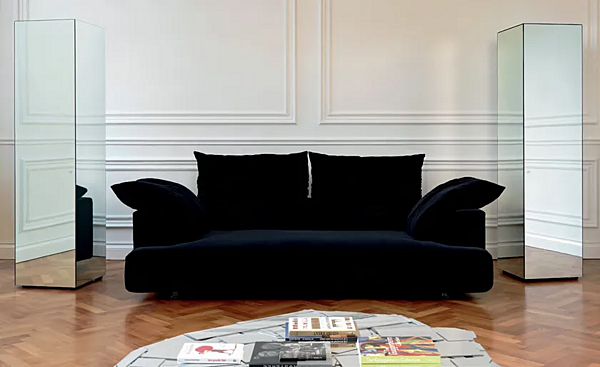 Sectional fabric sofa with soft back Edra Absolu factory EDRA from Italy. Foto №5