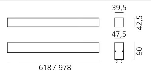 Floor Linear Lighting Profile in Extruded Aluminium Artemide Linealed Drive Over factory Artemide from Italy. Foto №6