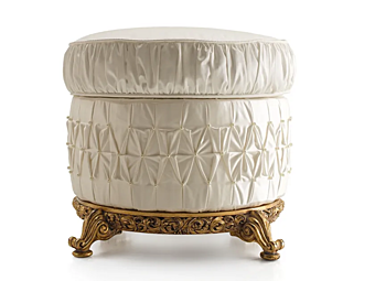 Round fabric pouf Dolcevita A.R. Arredamenti 262