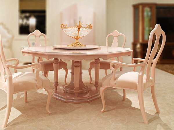 Upholstered fabric and solid wood chair FRATELLI RADICE C320 factory FRATELLI RADICE from Italy. Foto №2