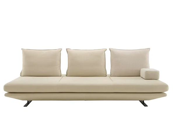 Upholstered fabric bench with back Prado Ligne Roset 11370405/505/605/705 factory LIGNE ROSET from Italy. Foto №4