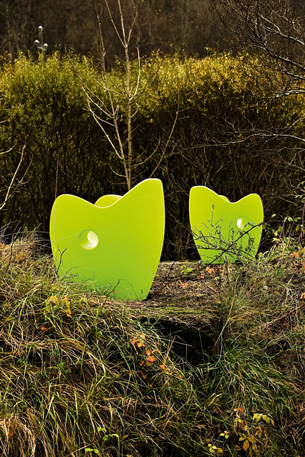 Polyethylene Easy Chair with Armrests Moroso O Nest factory Moroso from Italy. Foto №6