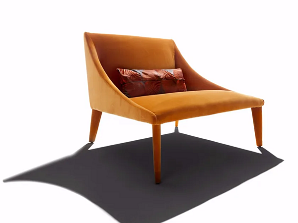 Fabric armchair with soft back Petalo Lounge ERBA ITALIA factory ERBA ITALIA from Italy. Foto №3