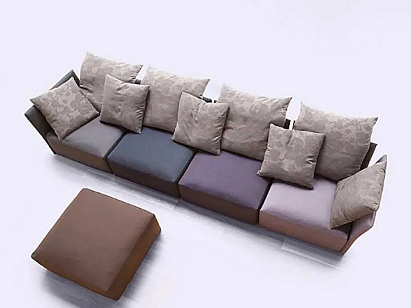 Sectional sofa with upholstered back ERBA ITALIA INDEPENDENT factory ERBA ITALIA from Italy. Foto №4