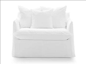 Armchair bed with removable cover Gervasoni Ghost 11 factory Gervasoni from Italy