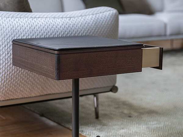 Coffee table POLTRONA FRAU Bob with drawer factory POLTRONA FRAU from Italy. Foto №3