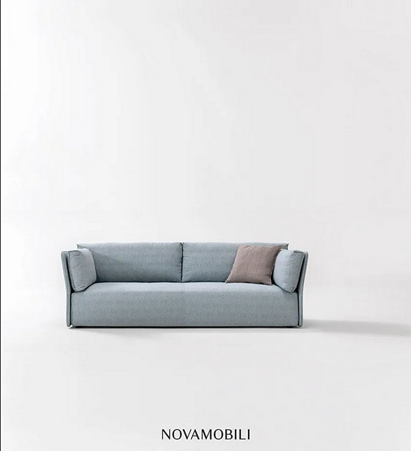 Modular sofa with upholstered back NOVAMOBILI Smuk Sofa factory NOVAMOBILI from Italy. Foto №6