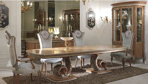 Upholstered Chair in Silk and Velvet FRATELLI RADICE 397 factory FRATELLI RADICE from Italy. Foto №5