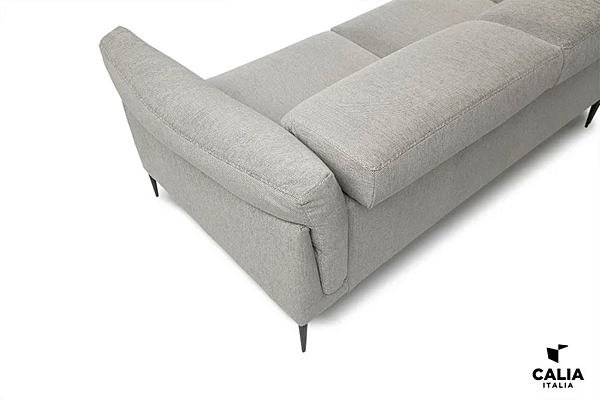 Three-Seater Fabric Sofa with Removable Cover Calia Italia Elisir CAL 1078 factory Calia Italia from Italy. Foto №4