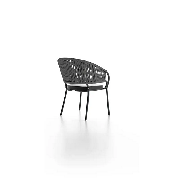 Aluminium chair with armrests and integrated cushion Atmosphera Pleasure 2.0 PLS.SB. factory ATMOSPHERA from Italy. Foto №9