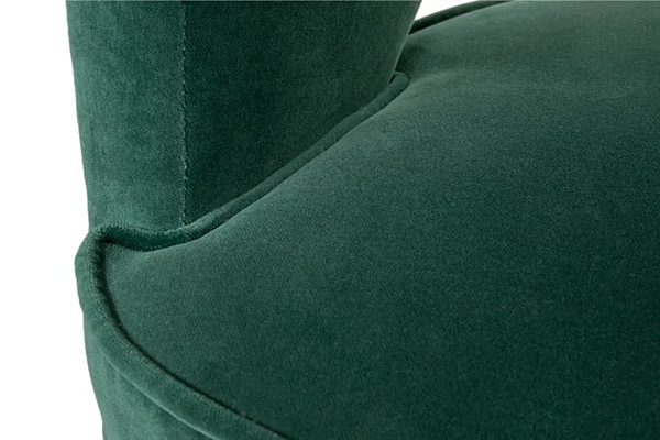 Upholstered Velvet Armchair Tellus BRABBU factory BRABBU from Italy. Foto №7