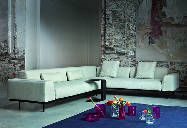 Sectional recliner sofa fabric or leather VIBIEFFE 535 Sit Up factory VIBIEFFE from Italy. Foto №14