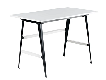 Rectangular writing desk portable in wood Driade Atelier factory Driade from Italy