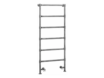 Vertical Wall Mounted Brass Towel Warmer Clifton Gaia Mobili factory GAIA from Italy