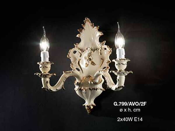 Sconce LORENZON (F.LLI LORENZON) G.799/AVO/2F factory LORENZON (F.LLI LORENZON) from Italy. Foto №1