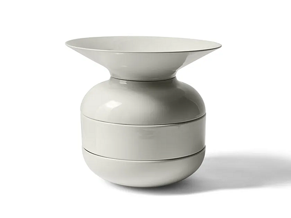 Glossy Enamelled Ceramic Centerpiece CASSINA Torrecotta factory CASSINA from Italy. Foto №3