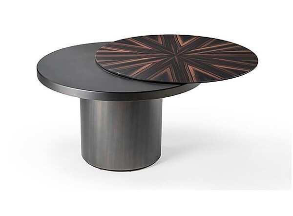 Coffee table REFLEX Tau 40 STEEL MOVE factory REFLEX from Italy. Foto №1