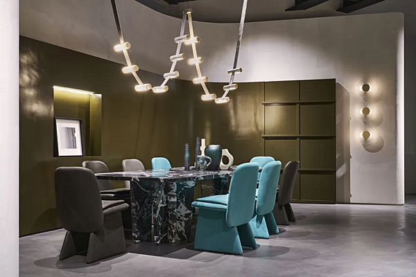 Pendant lamp wave in glass BAXTER factory BAXTER from Italy. Foto №8