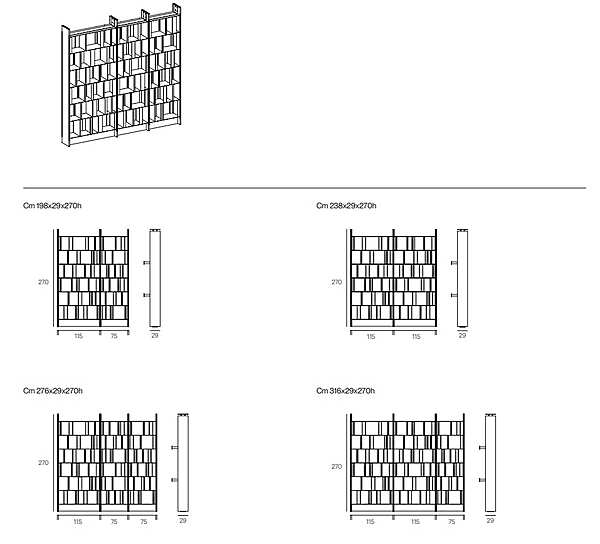 Rack HENGE LB.050BS310 factory HENGE from Italy. Foto №8