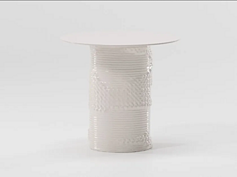 Round garden side table KETTAL Plumon KSA800900