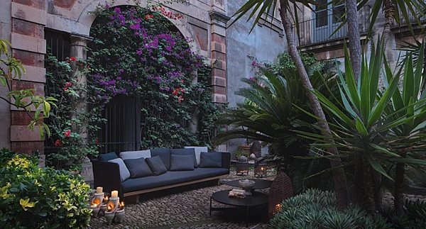 Three-Seater Sofa Fabric Sabi PAOLA LENTI B39B factory PAOLA LENTI from Italy. Foto №11