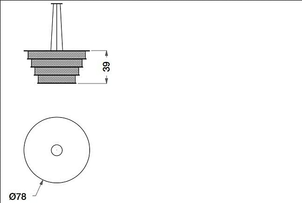 Outdoor pendant lamp made of wood and metal CPRN HOMOOD OD1054, OD1055 factory CPRN HOMOOD from Italy. Foto №3