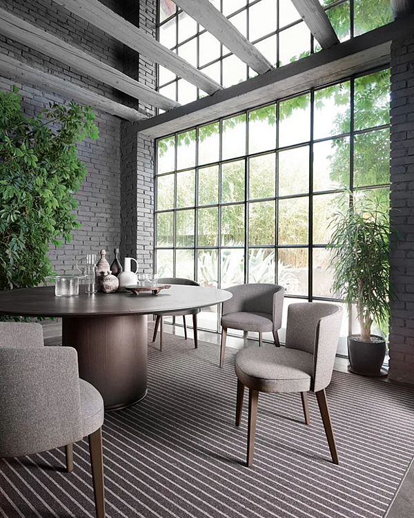 Fabric easy chair with armrests Potocco Lena 903 P 903/P factory POTOCCO from Italy. Foto №3