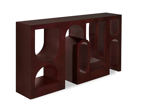 Rectangular wooden console table BRABBU Colosseum factory BRABBU from Italy. Foto №3