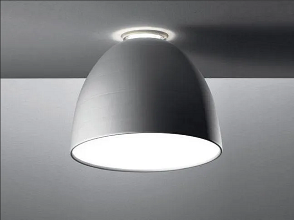 Aluminium ceiling lamp Nur Mini Artemide factory Artemide from Italy. Foto №1